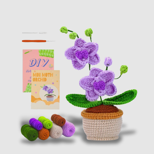 Kit d'Orchidée en Crochet