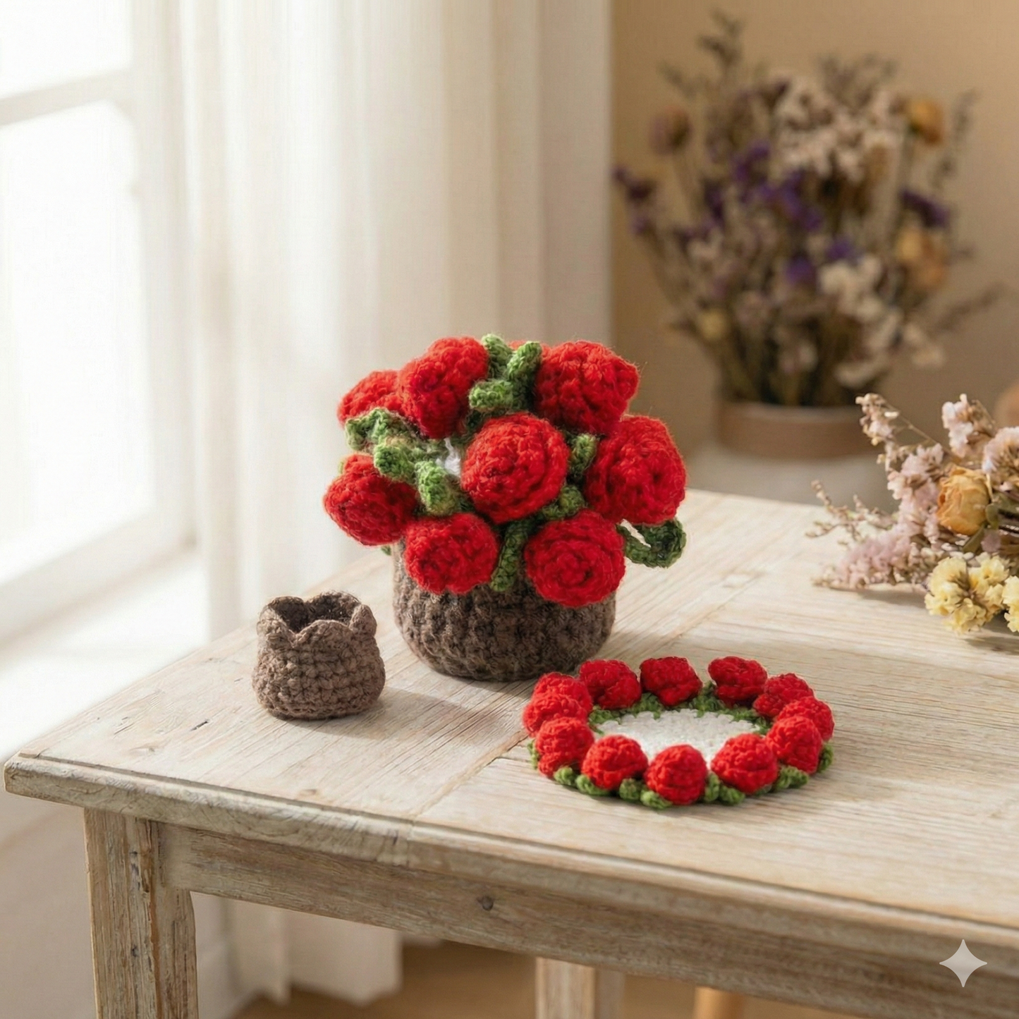 Sous-verre en Crochet