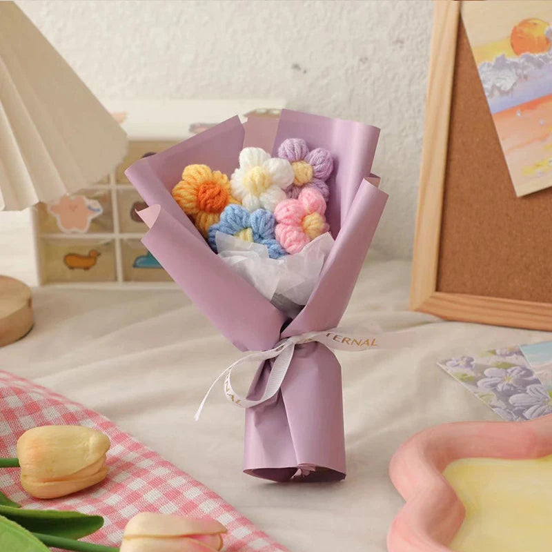 Bouquet Délicat en Crochet