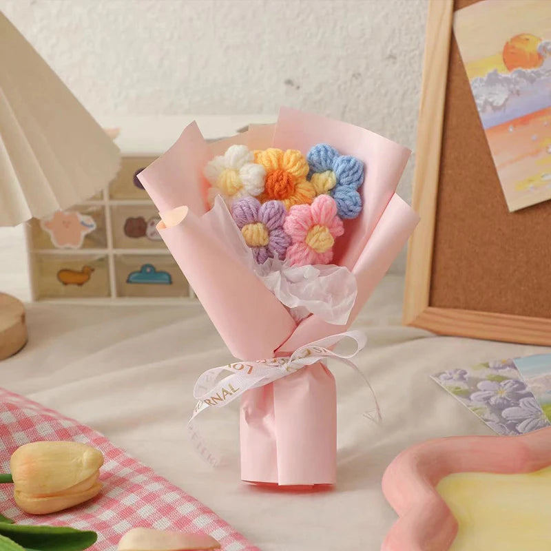 Bouquet Délicat en Crochet