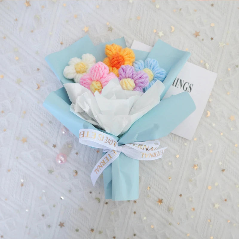 Bouquet Délicat en Crochet