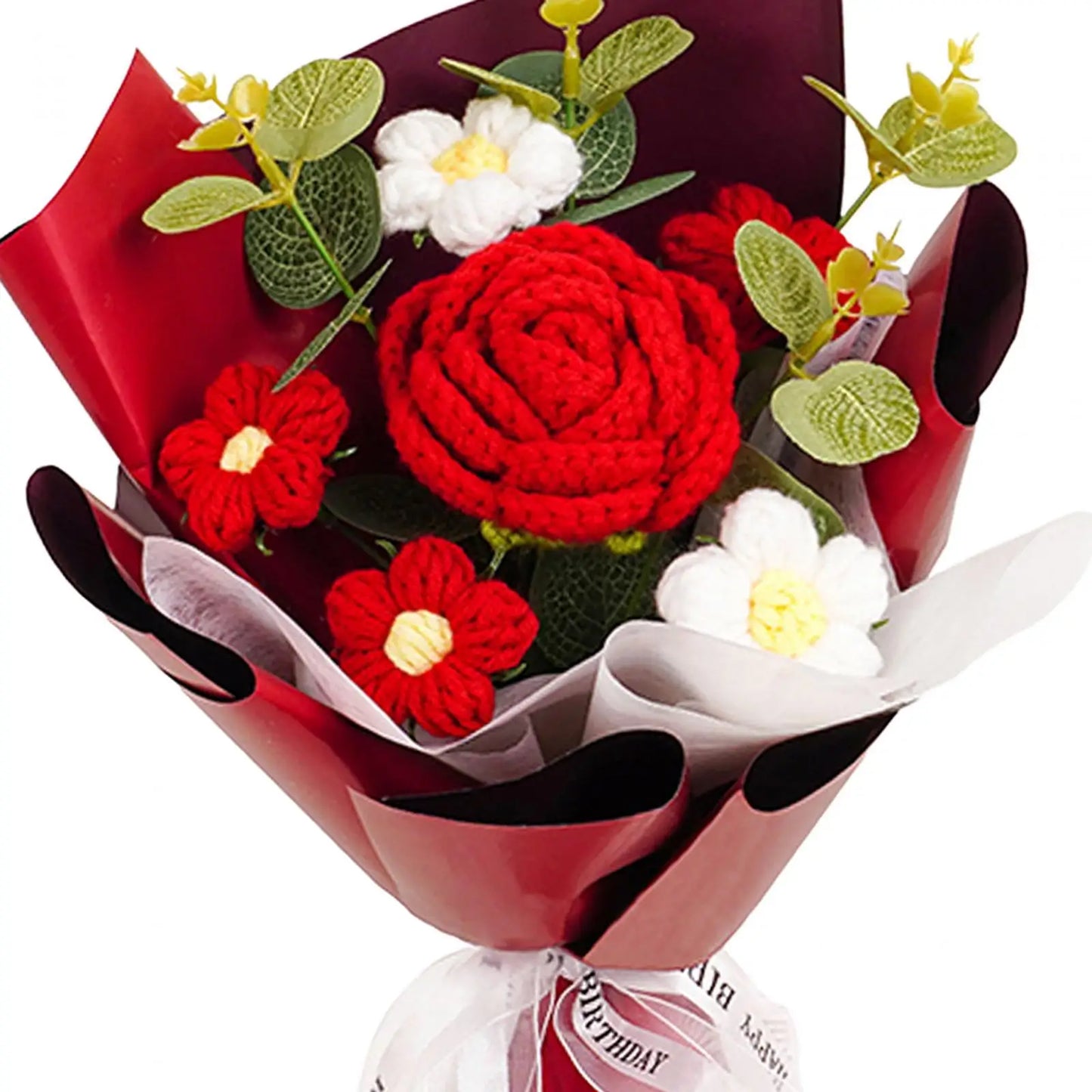 Bouquet de Roses en Crochet