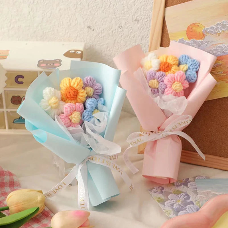 Bouquet Délicat en Crochet