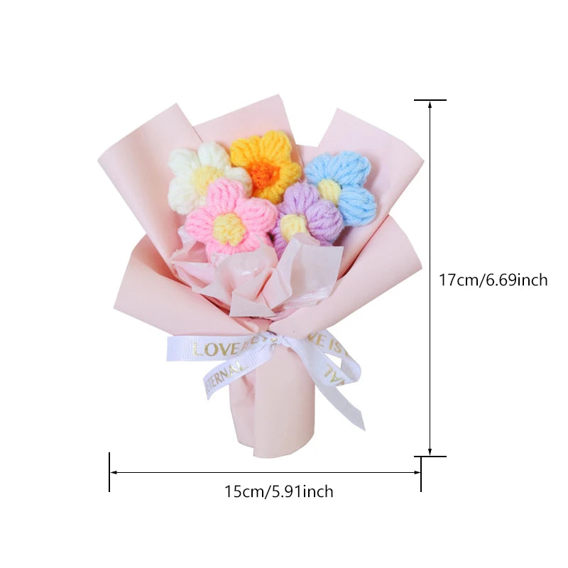 Bouquet Délicat en Crochet