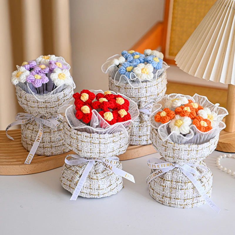Bouquet de Fleurs en Crochet