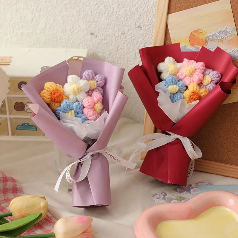 Bouquet Délicat en Crochet