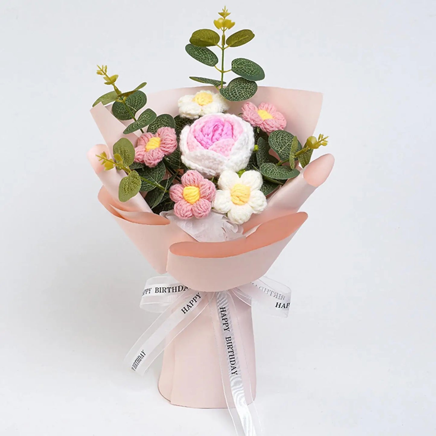 Bouquet de Roses en Crochet