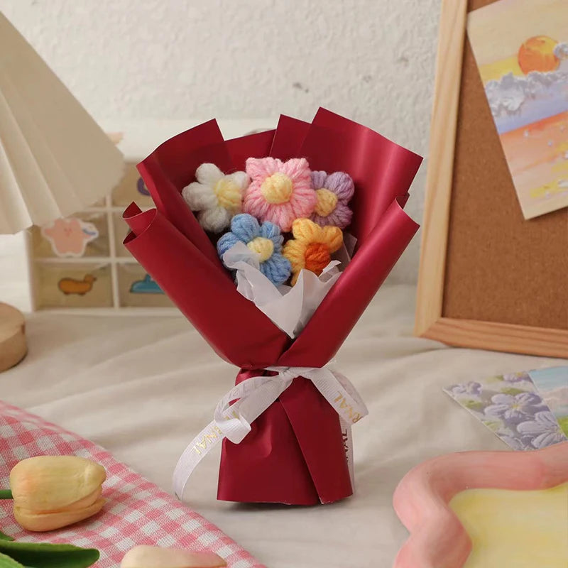 Bouquet Délicat en Crochet