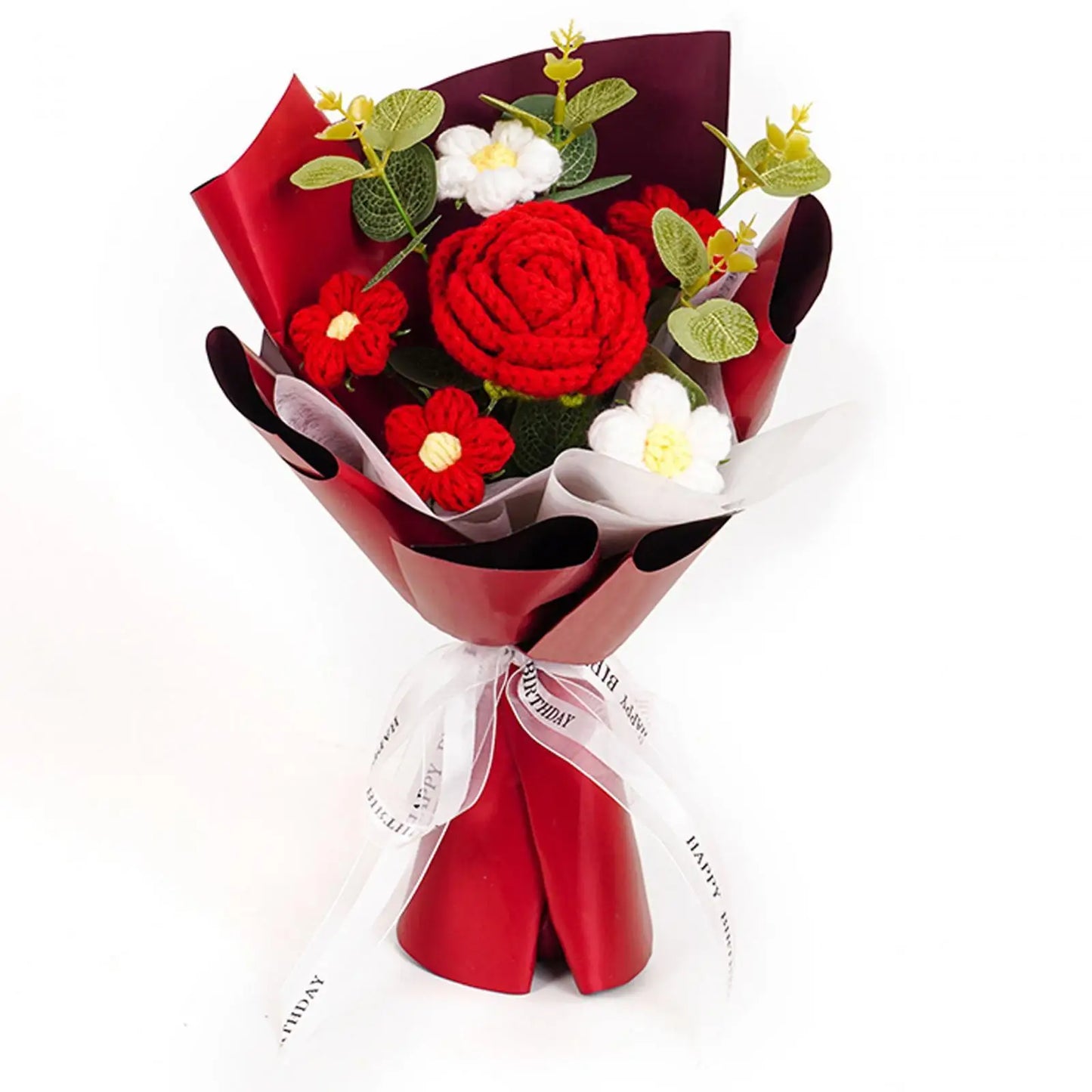 Bouquet de Roses en Crochet
